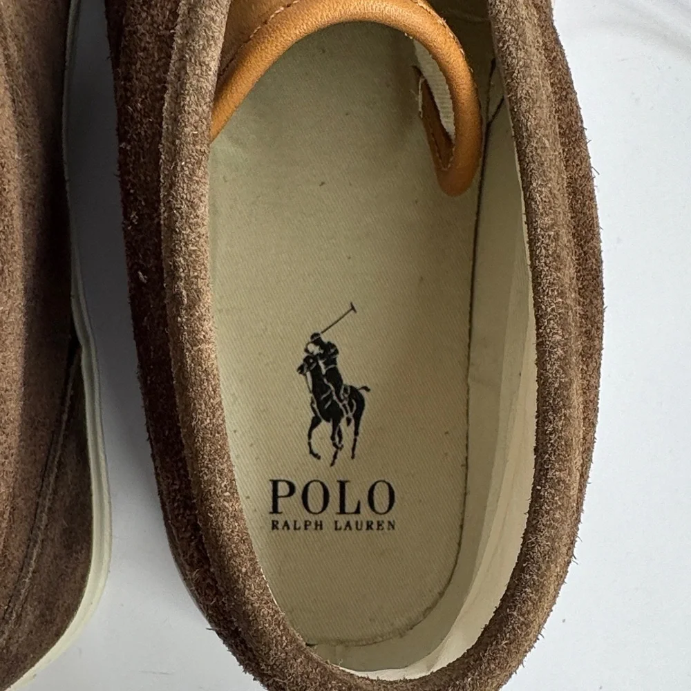 Polo Ralph Lauren Keaton Brown Suede Chukka Sneakers Men’s Size 9.5